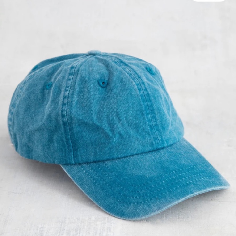 NWT - Natural Life - Washed Cotton “Spread Love” Hangout Hat - Teal - Picture 2 of 3